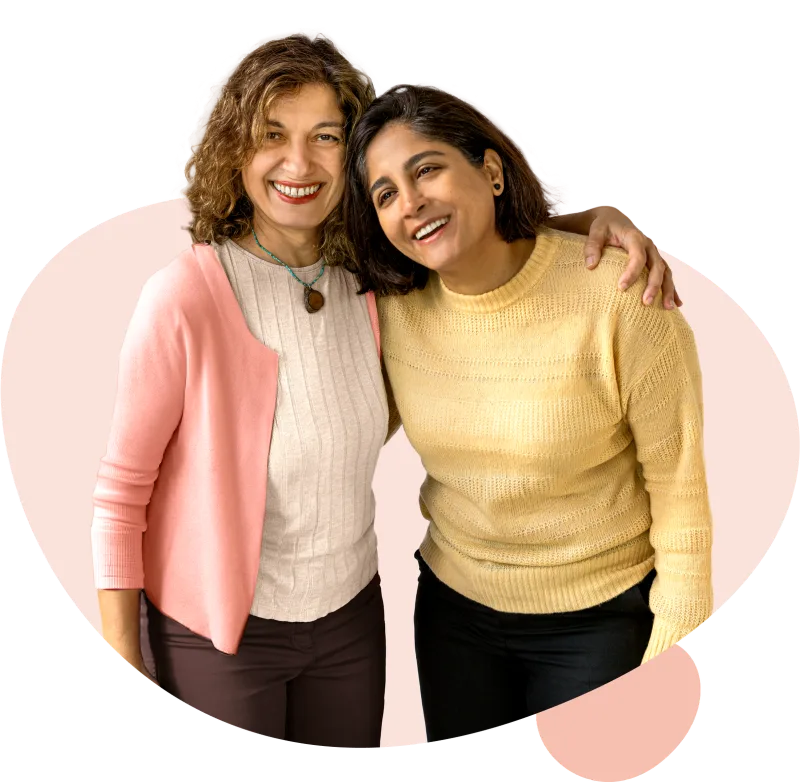 Women helping each other